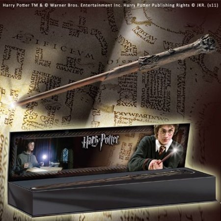  Волшебная палочка-фонарик The Noble Collection: Гарри Поттер (Harry Potter) Гарри Поттер (Harry Potter) 35 см
