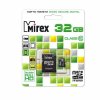 MicroSD Карта памяти 32GB MIREX Class 10 c адаптером (PC)