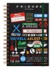 Ежедневник Pyramid: Инфографика (Infographic) Друзья (Friends) (Wiro Notebooks SR72326) A5