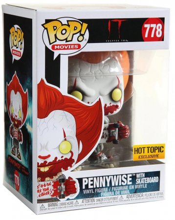  Funko POP! Vinyl:    (Pennywise with Skateboard) :  2 (IT Chapter 2) (40628) 9,5 