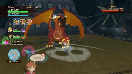игра Ni no Kuni: Wrath of the White Witch (Гнев Белой ведьмы) (Switch) USED Б/У для Nintendo Switch