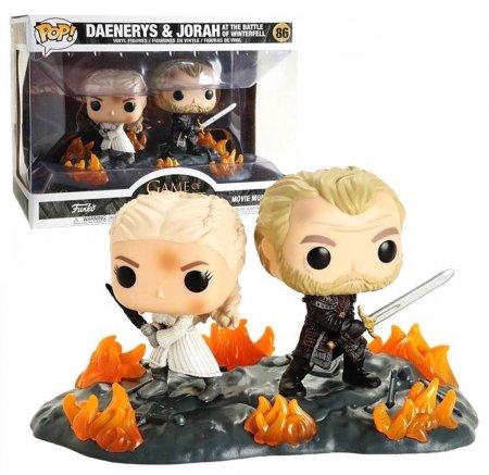  Funko POP! Vinyl:          (Daenerys and Jorah at The Battle of Winterfell with Swords)  