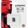 MicroSD Карта памяти 8GB Kingston Class 10 UHS-I без адаптера (PC)