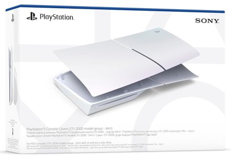 Съемные боковые панели для игровой приставки Sony PlayStation 5 Slim с дисководом Перламутр (Chroma Pearl) (CFI-ZCS2) (590255) (PS5) Оригинал