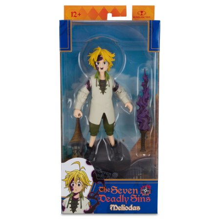 Подвижная фигурка McFarlane Toys: Мелиодас (Режим Демона) (Melodas (Demon Mode)) Семь смертных грехов ВВ 2 (The Seven Deadly Sins Wv2) (0787926128178) 18 см Персонажи игр