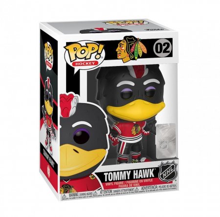  Funko POP! Vinyl:     (Blackhawks Tommy Hawk )  (Mascots) (43546) 9,5 