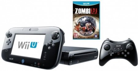   Nintendo Wii U 32 GB Premium Pack ZombiU Limited Edition Rus Black (׸) Nintendo Wii U