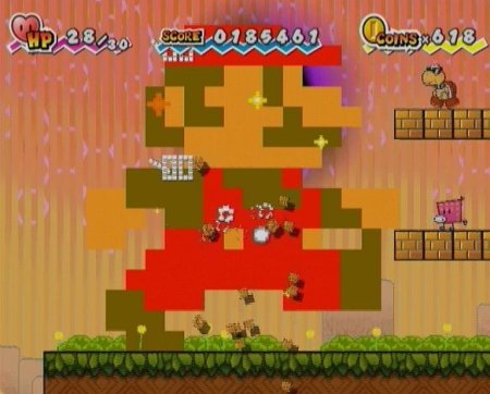 Купить игру Super Paper Mario (Wii/WiiU) USED Б/У на Nintendo Wii диск