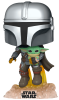 Фигурка Funko POP! Bobble: Мандалорец Летает на Джете и Дитя (Mandalorian Flying with Jet) Звездные войны: Мандалорец (Star Wars: The Mandalorian) (50959) 9,5 см