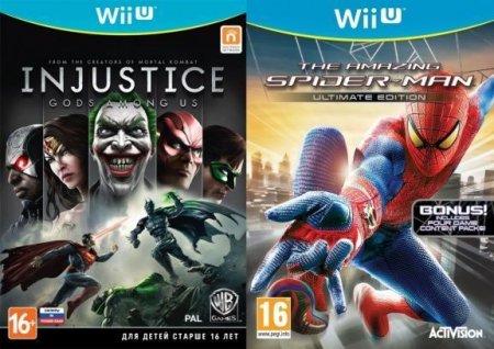   Injustice: Gods Among Us + The Amazing Spider-man (Wii U)  Nintendo Wii U 