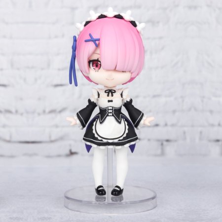 Фигурка BANDAI Tamashii Nations Figuarts mini: Рам (Ram) Жизнь с нуля в альтернативном мире (Re:Zero Starting Life in Another World) (612618) 9 см 