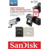 MicroSD Карта памяти 64GB SanDisk Class 10 High Endurance Video Monitoring + SD адаптер (PC)