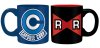 Набор кружек ABYstyle: Капсула Корп против Армии Красная лента (Capsule C VS R Ribbon) Жемчуг дракона (Dragon Ball) (ABYMUG449) 2 шт