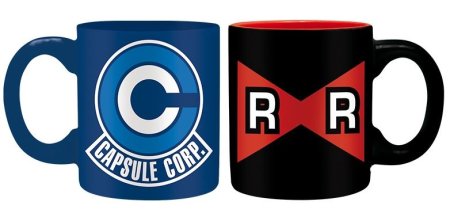 Набор кружек ABYstyle: Капсула Корп против Армии Красная лента (Capsule C VS R Ribbon) Жемчуг дракона (Dragon Ball) (ABYMUG449) 2 шт