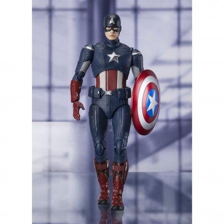  Bandai Tamashii Nations S.H.Figuarts:     (Captain America Cap Vs Cap Edition) :  (Avengers: Endgame) (595232) 15 