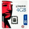 MicroSD Карта памяти 4GB Kingston Class 4 без адаптера (PC)