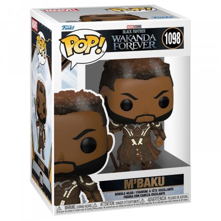   Funko POP! Bobble:  ' (M'Baku) : ׸  -   (Marvel: Black Panther Wakanda Forever) ((1098) 63942) 9,5 
