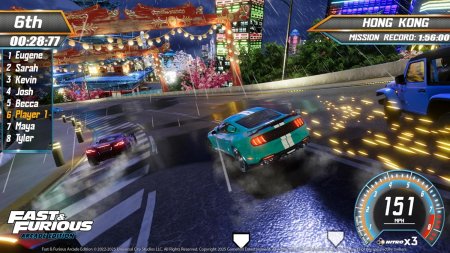 игра Форсаж: Аркадное издание (Fast and Furious: Arcade Edition) (Switch) для Nintendo Switch