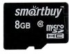 MicroSD Карта памяти 8GB Smart Buy Class 10 без адаптера (PC) 