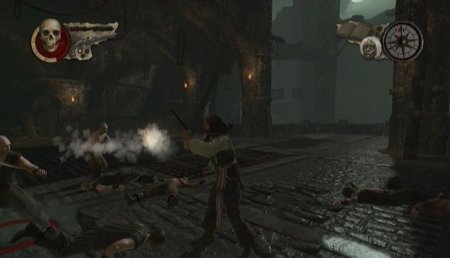 Pirates of the Caribbean 3: At World's End (Пираты Карибского моря 3: На краю света) (Xbox 360) USED Б/У