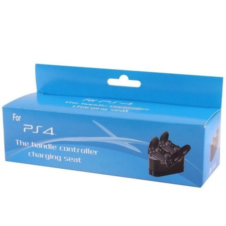  Зарядная станция для 2-х геймпадов черная (PS4 FAT/SLIM/PRO) 