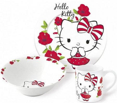    Stor: Snack Set Hello Kitty Poema (,  ,  )