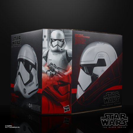  Шлем (Реплика) Hasbro: Штурмовик Первого Порядка (First Order Stormtrooper) Звездные Войны Черная Серия (Star Wars Black Series) (F0012)