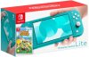 Игровая приставка Nintendo Switch Lite Бирюзовый + игра Animal Crossing: New Horizons + NSO (3 месяца индивидуального членства)