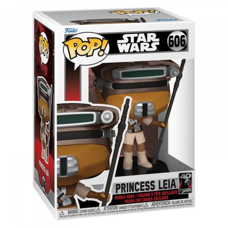   Funko POP! Bobble:  - () (Princess Leia (Boushh))  .  6:   40- (Star Wars Ep 6 RotJ 40th) ((606) 70748) 9,5 