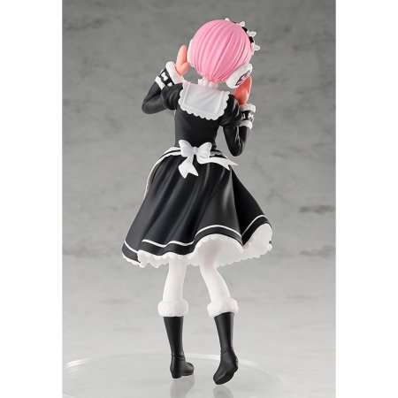 Фигурка Good Smile Company Pop Up Parade: Рам (Ram) Жизнь с нуля в альтернативном мире (Re:ZERO Starting Life in Another World Ice Season Ver.) (4580416942898) 18 см 