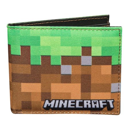  Minecraft Dirt Block Bi-Fold Wallet