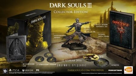 Dark Souls 3 (III) Collector's Edition (Коллекционное Издание) Русская Версия (PS4)