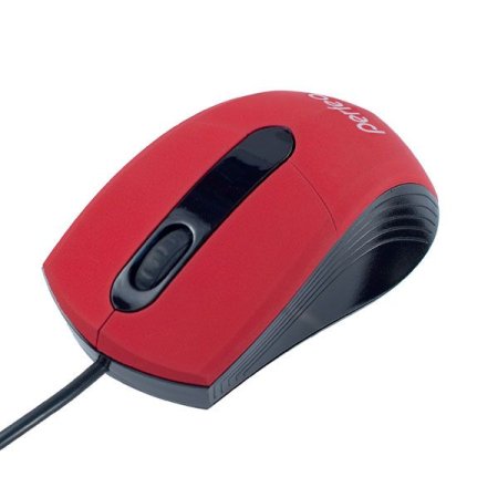 Мышь PERFEO Color PF-203-OP-R, красная (PC) 