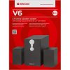 Акустическая 2.1 система Defender V6 8 Вт, деревянный корпус, 220 В (колонки) 