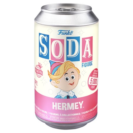 фигурки Фигурка Funko Vinyl SODA: Эрми (Hermey) Олененок Рудольф (Rudolph) (58717) 9,5 см
