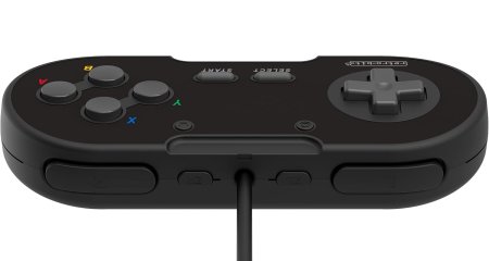 Геймпад проводной Retro-Bit Legacy 16 Wired Controller with USB Port Platinum Collection Classic Black (RB-UNI-2189) (PC/Switch/MAC)