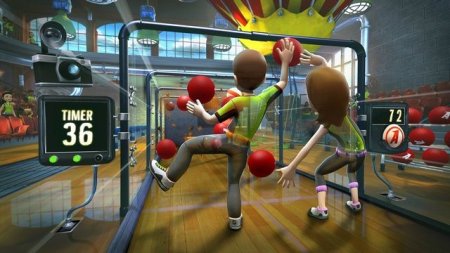 Сенсор движений Microsoft Kinect для Xbox 360 + Сборник Kinect Adventures 5 игр Русская версия + Загружаемая игра Kung Fu Panda 2 (Xbox 360) 