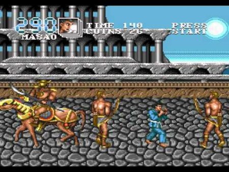Коллекционный сборник 4 в 1 Двойной Дракон (Double Dragon) (16BC-013) Русская Версия (16 bit) 