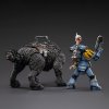 Набор из двух фигурок JoyToy: Кавалерия Громовых Волков Фроде 1:18 (Thunderwolf Cavalry Frode 1:18) Вархаммер 40K Космические Волки (Warhammer 40K Space Wolves) (JT3099) 33 см Персонажи игр