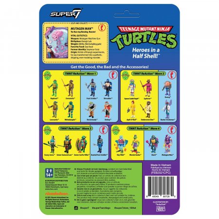   Super7 ReAction figures: - (Mutagen Man) - (TMNT: Teenage Mutant Ninja Turtles) (TMNTW04-MTG-01) 9,5  