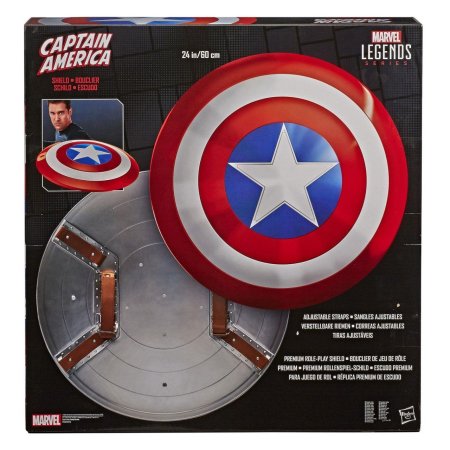  Щит Hasbro: Щит Капитана Америка (реплика) (Captain America Shield) (Марвел Легенды Мстителей) (Marvel Avengers Legends) (E8667) 66 см