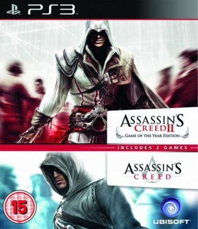   Assassin's Creed 1 (I) + Assassin's Creed 2 (II) (PS3)  Sony Playstation 3