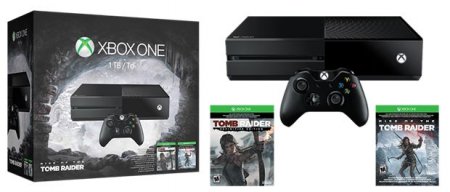   Microsoft Xbox One 1Tb Rus  + Rise of the Tomb Raider + Tomb Raider: Definitive Edition 