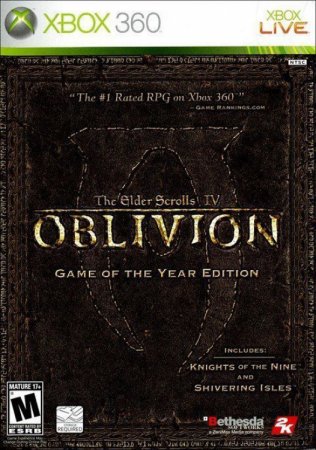 The Elder Scrolls 4 (IV) Oblivion:    (Game of the Year Edition) (Xbox 360/Xbox One)