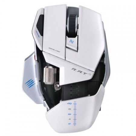   Mad Catz R.A.T.9 Gaming Mouse (White) (PC) 