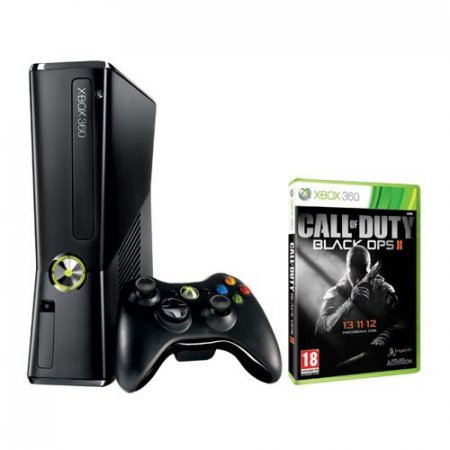     Microsoft Xbox 360 Slim 250Gb Rus + Call of Duty 9: Black Ops 2 (II)   