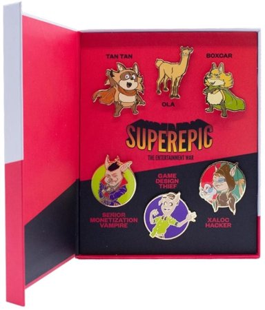 Игра SuperEpic: The Entertainment War Badge Edition (PS4) Playstation 4