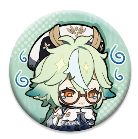  Genshin Impact Chibi Expressions Character Can Badge:  (Sucrose)   (Genshin Impact) (6972957488238) 6 