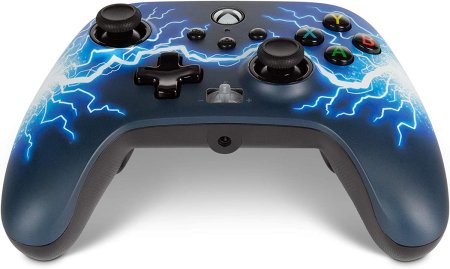 Геймпад проводной PowerA Enhanced Wired Controller for Xbox Series X/S (1521745-02) Arc Lightning (Дуговая молния) Оригинал (Xbox One/Series X/S/PC) 