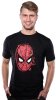 Футболка Marvel Comics Spiderman Mask (Марвел Комикс Человек-Паук Маска) Мужская, Черная, Размер M